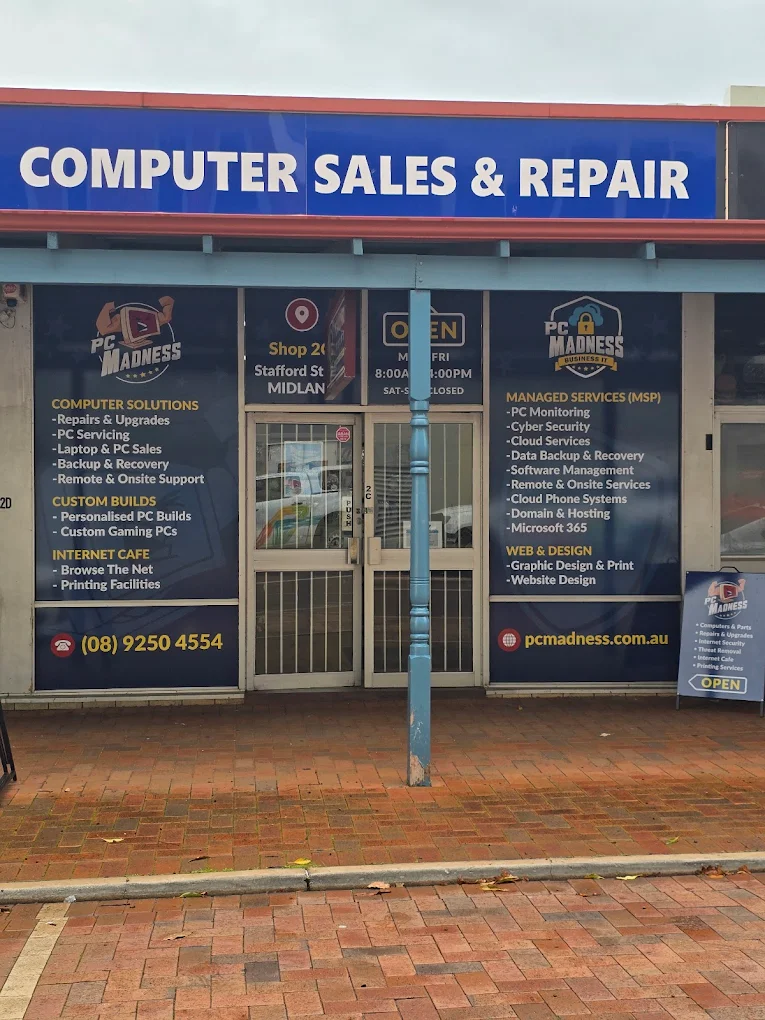 PC Madness Workshop Storefront